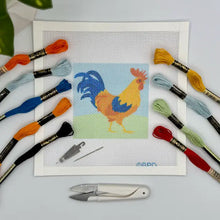 Load image into Gallery viewer, Blue Poppy Needlepoint Kit -Rooster