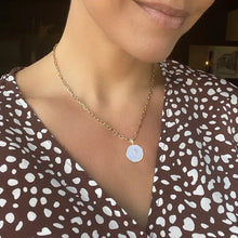 Load image into Gallery viewer, L&E Faith over Fear Necklace -White Cross
