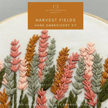 Load image into Gallery viewer, Hand Embroidery Kit -Harvest Fields