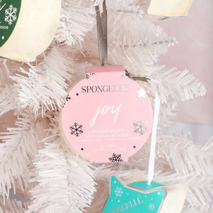 Spongelle Holiday Ornament Buffer -Joy Sugar Plum