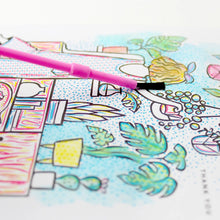 Load image into Gallery viewer, Paint w/ Water Thank You Card -Plant Wall