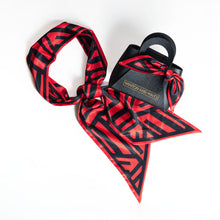 Load image into Gallery viewer, Game Day Red & Black Accessory Scarf
