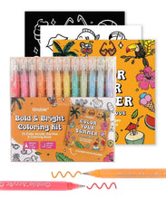 Load image into Gallery viewer, Bold & Bright Coloring Kit -Summer Colors