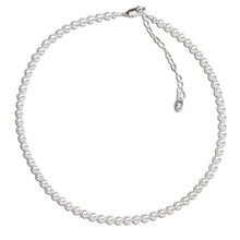 Load image into Gallery viewer, Serenity Sterling Silver Pearl Necklace