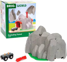 Load image into Gallery viewer, Brio World Train Exploding Tunnel
