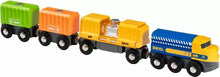 Load image into Gallery viewer, Brio World Three Wagon Cargo Train