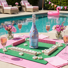 Load image into Gallery viewer, La Marca Pastel Blue Mahjong Bottle Wrap