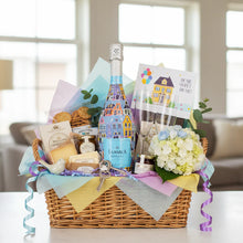 Load image into Gallery viewer, Blue Row Houses Prosecco Bottle Wrap