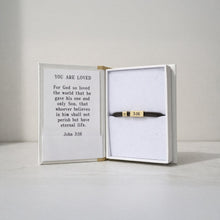 Load image into Gallery viewer, L&E Sentiment Cord Bracelet -John 3:16 You Are Loved
