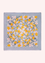 Load image into Gallery viewer, Marvelous Meadow Cotton Bandana -Blue