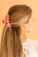 Load image into Gallery viewer, Teleties Classic Hair Clips -Calming Coral