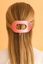 Load image into Gallery viewer, Teleties Flat Round Clips -Calming Coral