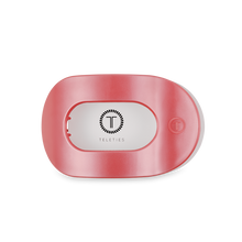 Load image into Gallery viewer, Teleties Flat Round Clips -Calming Coral