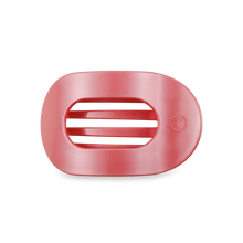 Load image into Gallery viewer, Teleties Flat Round Clips -Calming Coral