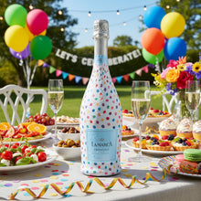 Load image into Gallery viewer, Colorful Dots Prosecco Bottle Wrap