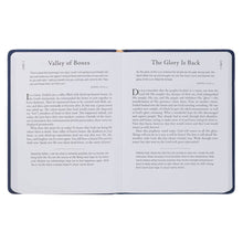 Load image into Gallery viewer, Walk Through God’s Word Navy Faux Leather Devotional