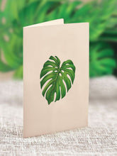 Load image into Gallery viewer, Flower Bouquet Card -Monstera