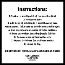Load image into Gallery viewer, Gentlemen's Sneaker Cleaning Kit
