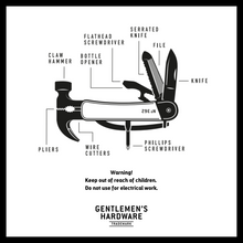 Load image into Gallery viewer, Gentlemen's Hammer Multi-Tool