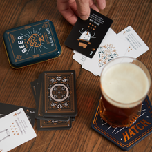 Load image into Gallery viewer, Gentlemen&#39;s Beer Trivia Waterproof Playing Cards
