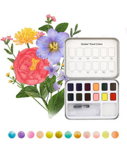 Load image into Gallery viewer, Watercolor Coloring Club Box -Floral