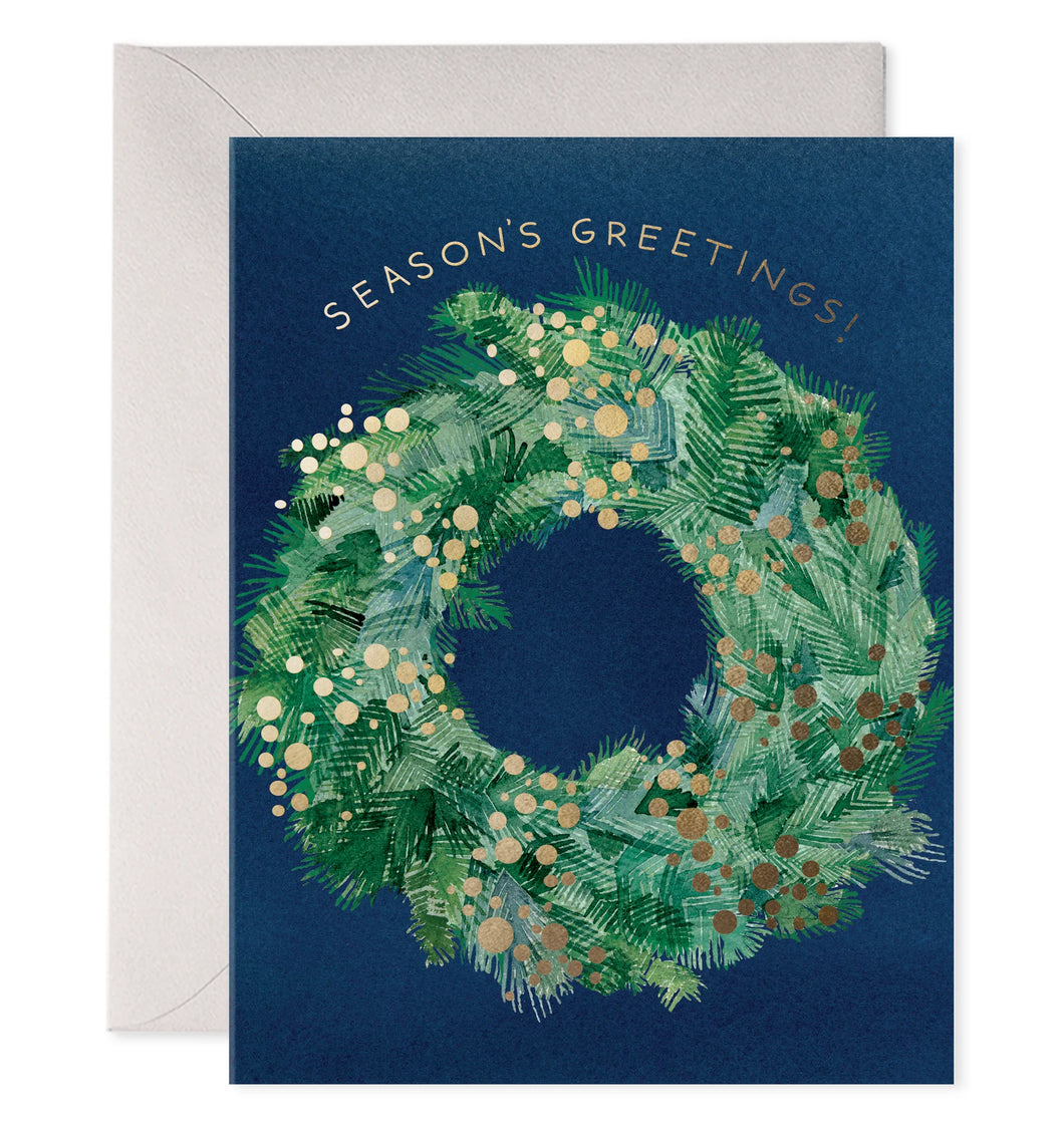 E Frances Holiday Card -Season's Greens