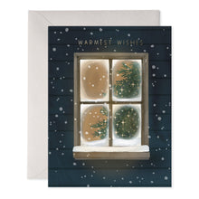 Load image into Gallery viewer, E Frances Holiday Card -Frosty Window