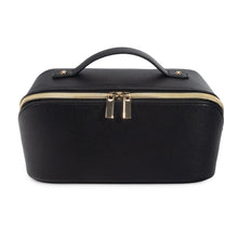 Load image into Gallery viewer, Leah Cosmetic & Toiletry Bag -Black