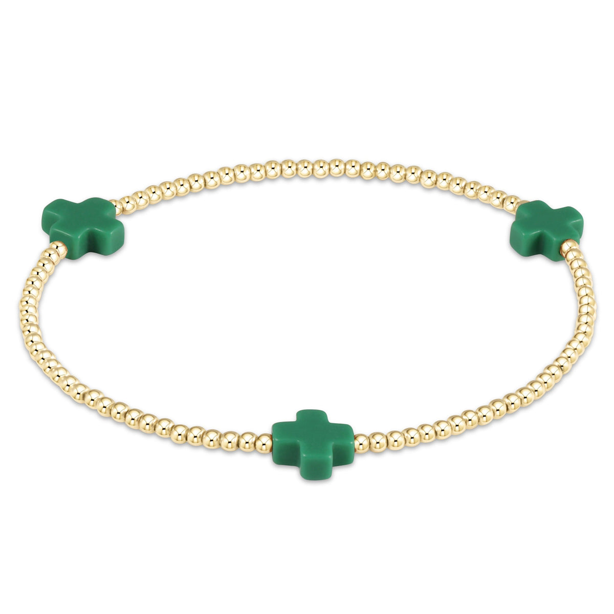 enewton egirl Signature Cross Gold Bracelets -3mm – Mint Juleps Shop