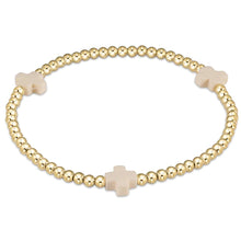 Load image into Gallery viewer, enewton Extends Gold Signature Cross Bracelets -3mm
