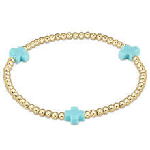 Load image into Gallery viewer, enewton Extends Gold Signature Cross Bracelets -3mm