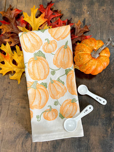 Pumpkin Pattern Kitchen Towel