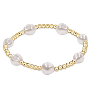 enewton Extends Admire Gold Bead Bracelet -Pearl