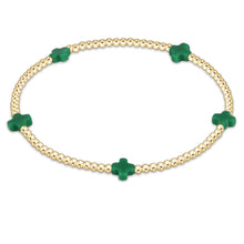 Load image into Gallery viewer, enewton egirl Signature Cross Small 2mm Gold Bracelet
