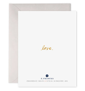 E Frances Everyday Card -Love Is Love