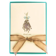 Load image into Gallery viewer, Graphique Boxed Notecards -Lavender Thank You