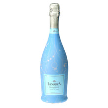 Load image into Gallery viewer, Blue Pearls and Prosecco Prosecco Bottle Wrap