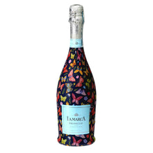 Load image into Gallery viewer, Midnight Butterfly Garden Prosecco Bottle Wrap