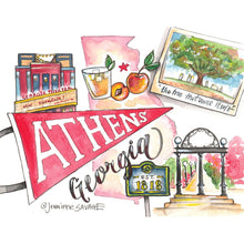 Load image into Gallery viewer, True South Visit College Towns Mini Puzzle -Athens