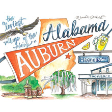 Load image into Gallery viewer, True South Visit College Towns Mini Puzzle -Auburn