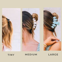 Load image into Gallery viewer, Teleties Classic Hair Clips -Clear Skies
