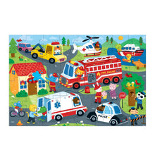 Load image into Gallery viewer, Rescue Vehicles 48 Piece Giant Floor Puzzle