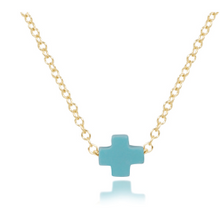 Load image into Gallery viewer, enewton 16" Small Signature Cross Necklaces -Gold