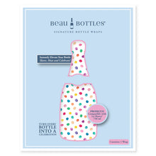 Load image into Gallery viewer, Colorful Dots Prosecco Bottle Wrap