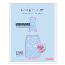 Load image into Gallery viewer, Blue Pearls and Prosecco Prosecco Bottle Wrap