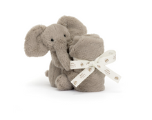 Load image into Gallery viewer, Baby Jellycat Smudge Elephant Soother Gift Box