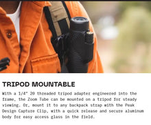 Load image into Gallery viewer, Zoom Tube Water Resistant Monocular 8x25 -Juniper Green II
