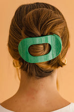 Load image into Gallery viewer, Teleties Flat Round Clips -Shamrock Shimmer