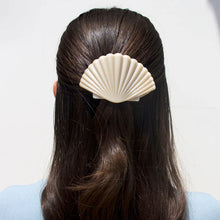 Load image into Gallery viewer, Teleties Shimmering Shell Flat Hair Clip