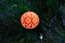 Load image into Gallery viewer, Soji Stella Brights Geo Palm Lantern -Clementine